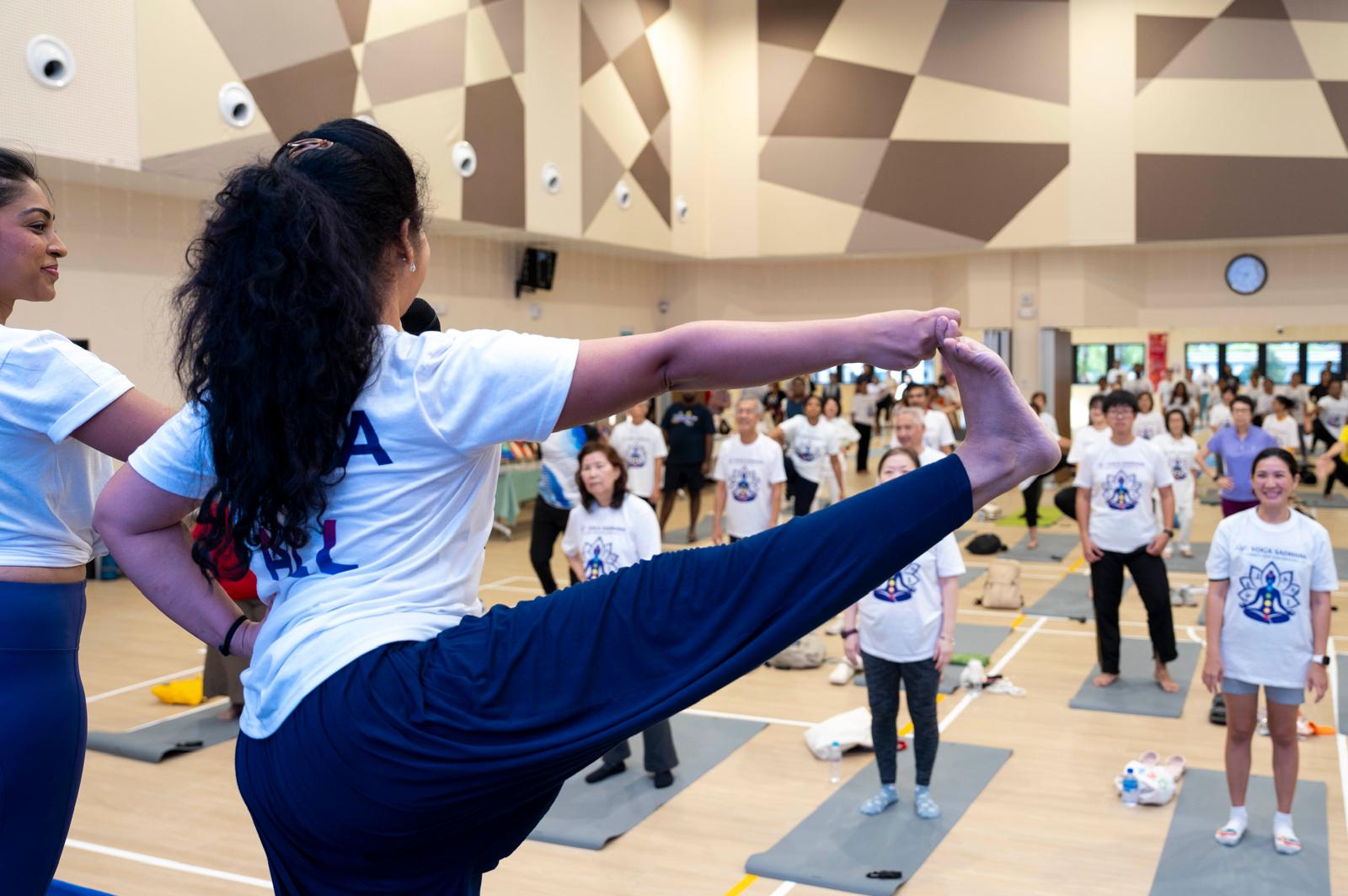 A balance demonstration for the room