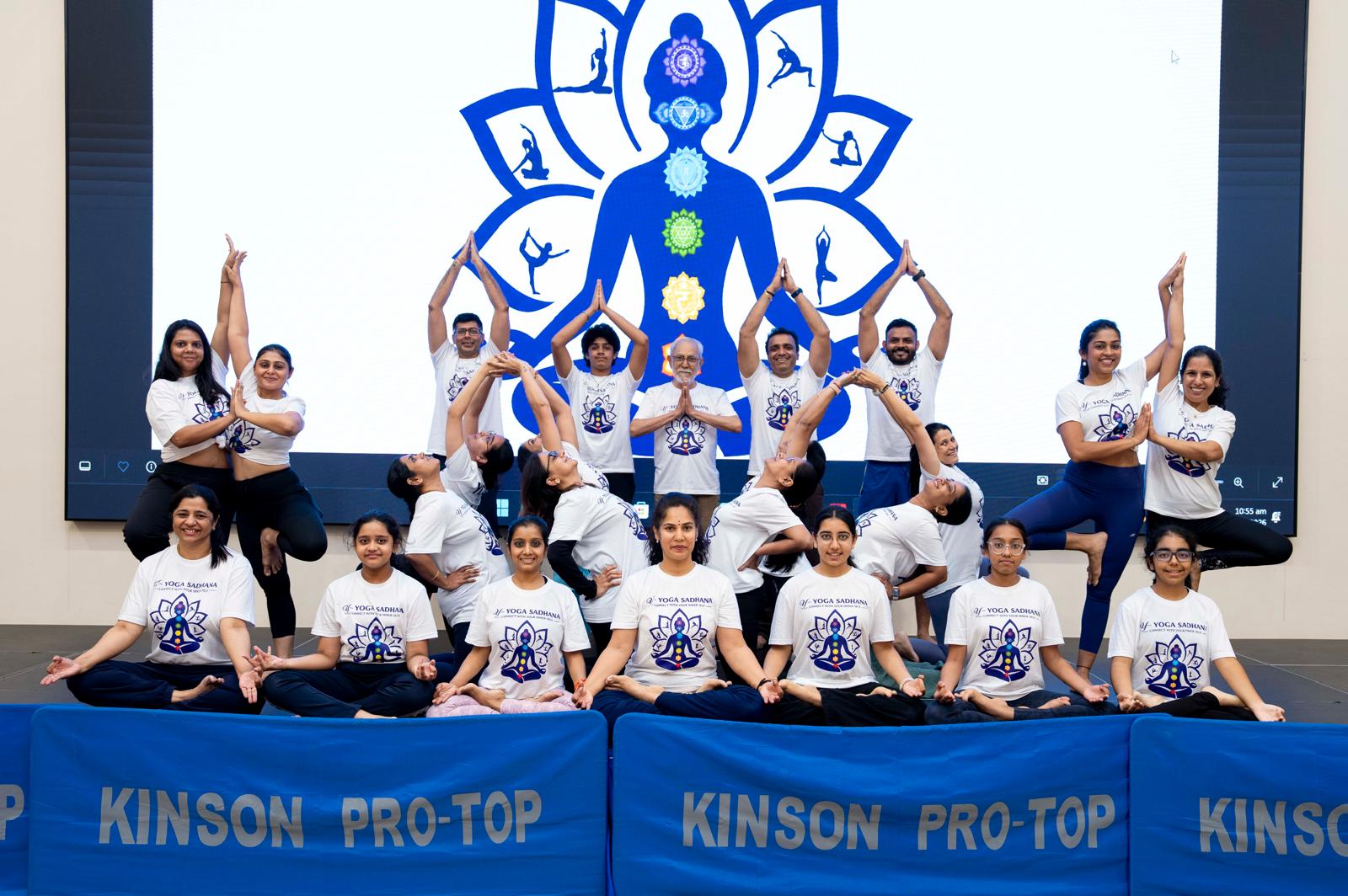 Tree pose on stage